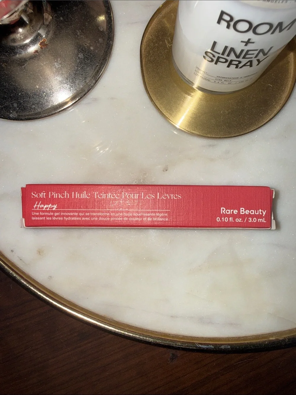 Rare Beauty Lip Oil Stain Shade Happy